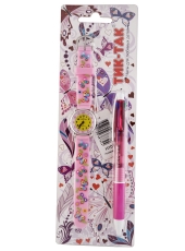 Н101-2 Розовые бабочки + ручка